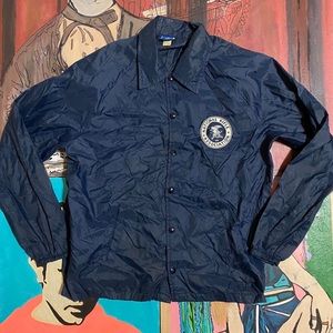 Vintage Champion Brand NRA Coach Style Windbreaker Jacket